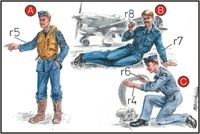 RAF Mechanics+Pilot WW II