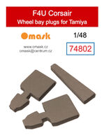 Vought F4U Corsair Wheel Bay Plugs (for Tamiya kits) - Image 1